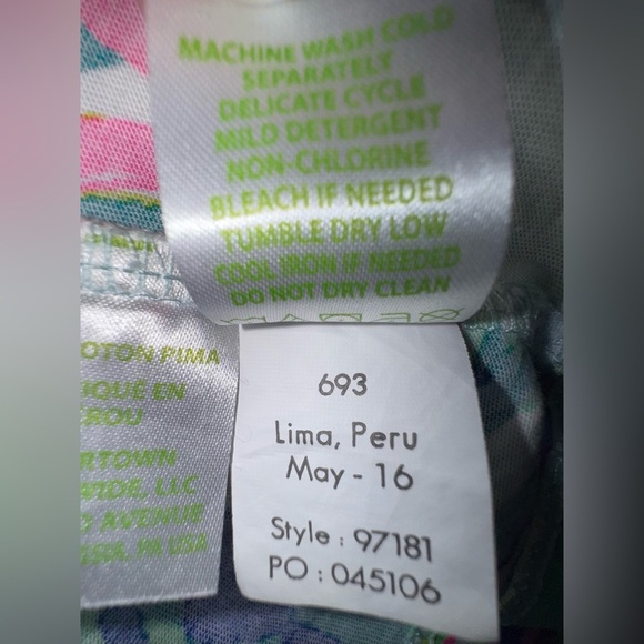 Lilly Pulitzer Dress Marlowe Dress Island Time Reduced Pima Cotton Sz small EUC - Picture 6 of 13